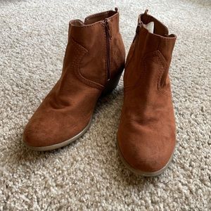 Suede Booties
